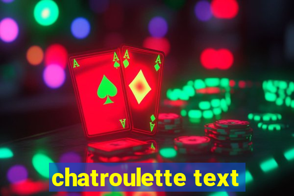 chatroulette text